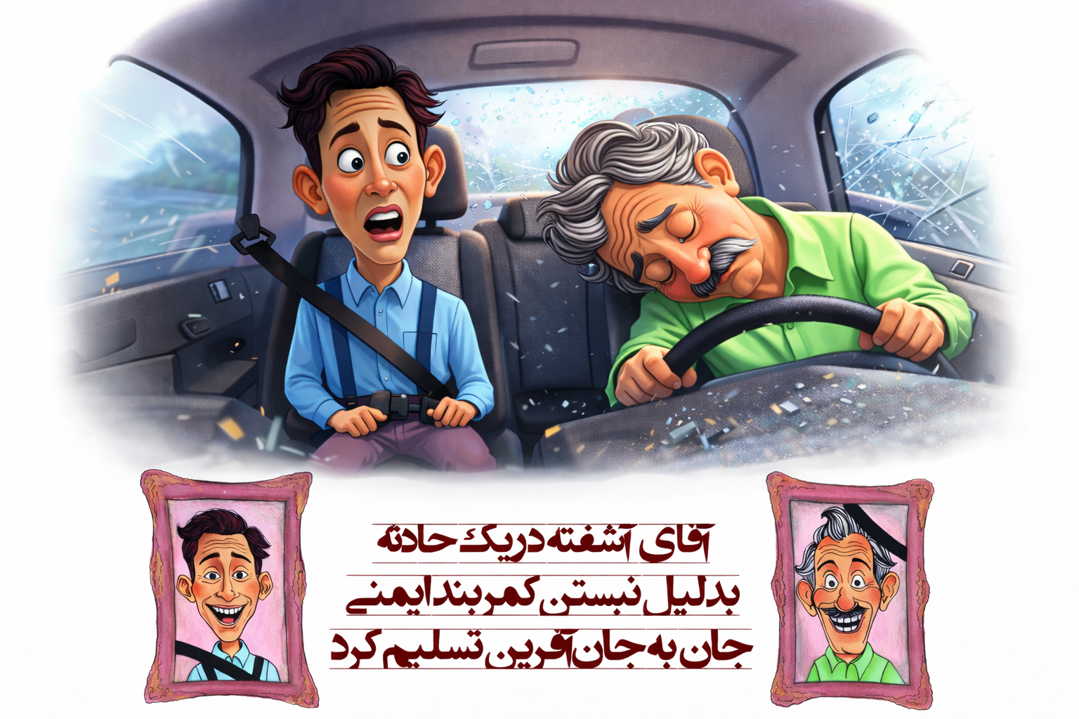 اهمیت استفاده از کمربند ایمنی